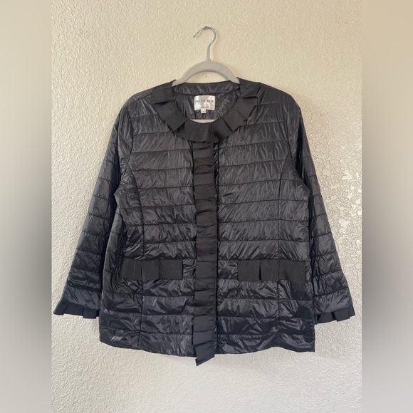 Patty Kim Grosgrain Trim Puffer - Picture 2 of 9